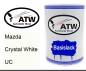 Preview: Mazda, Crystal White, UC: 500ml Lackdose, von ATW Autoteile West.